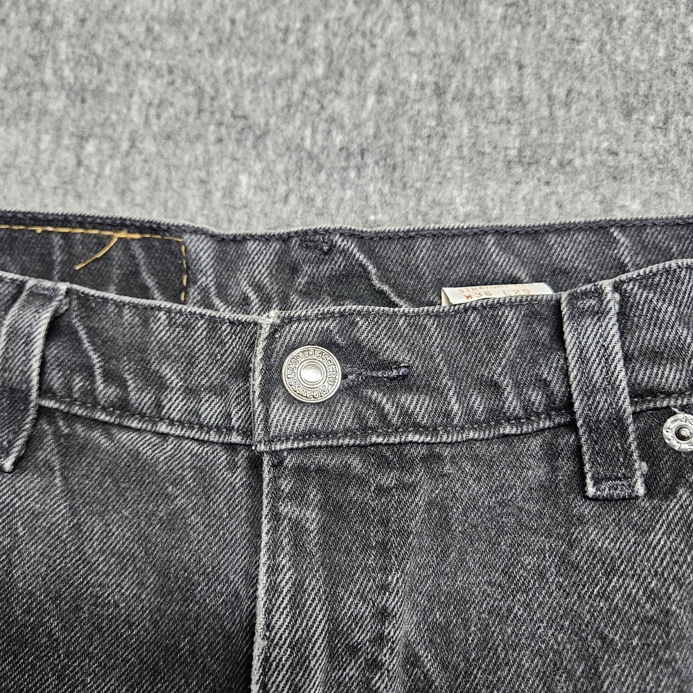 Vintage Levis 553 Jeans Black White Tab 34x27 Relaxed Straight Leg Mexico 1997 - Picture 2 of 10